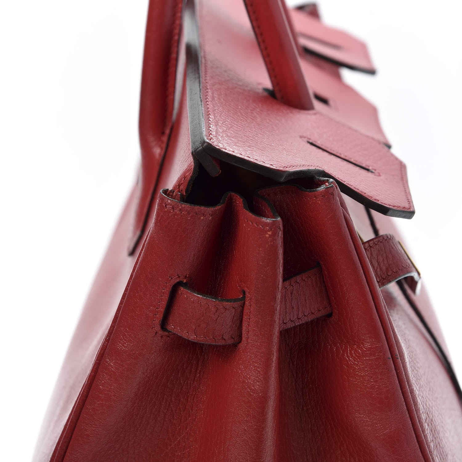 Hermes Ardennes Birkin 35 Rouge Vif 13 of 37