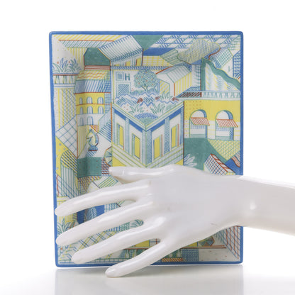 Hermes Limoges Porcelain Les Cavaliers Change Tray 2 of 5