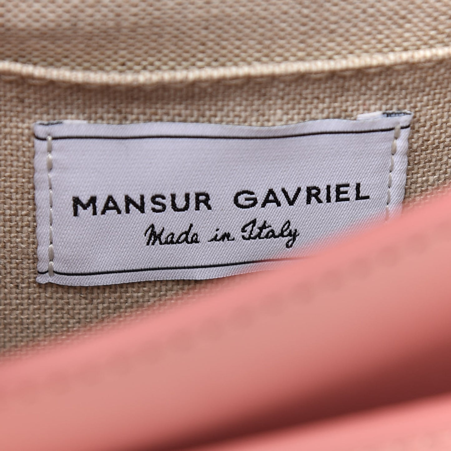 Calfskin Mini Saddle Crossbody Bag Blush