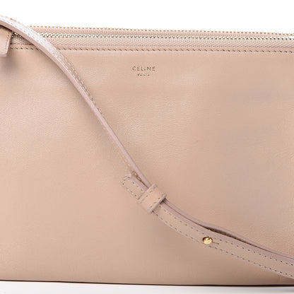 Celine Smooth Lambskin Small Trio Crossbody Bag Powder 8 of 15