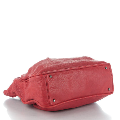 Chanel Distressed Lambskin Lady Braid Tote Red 4 of 8