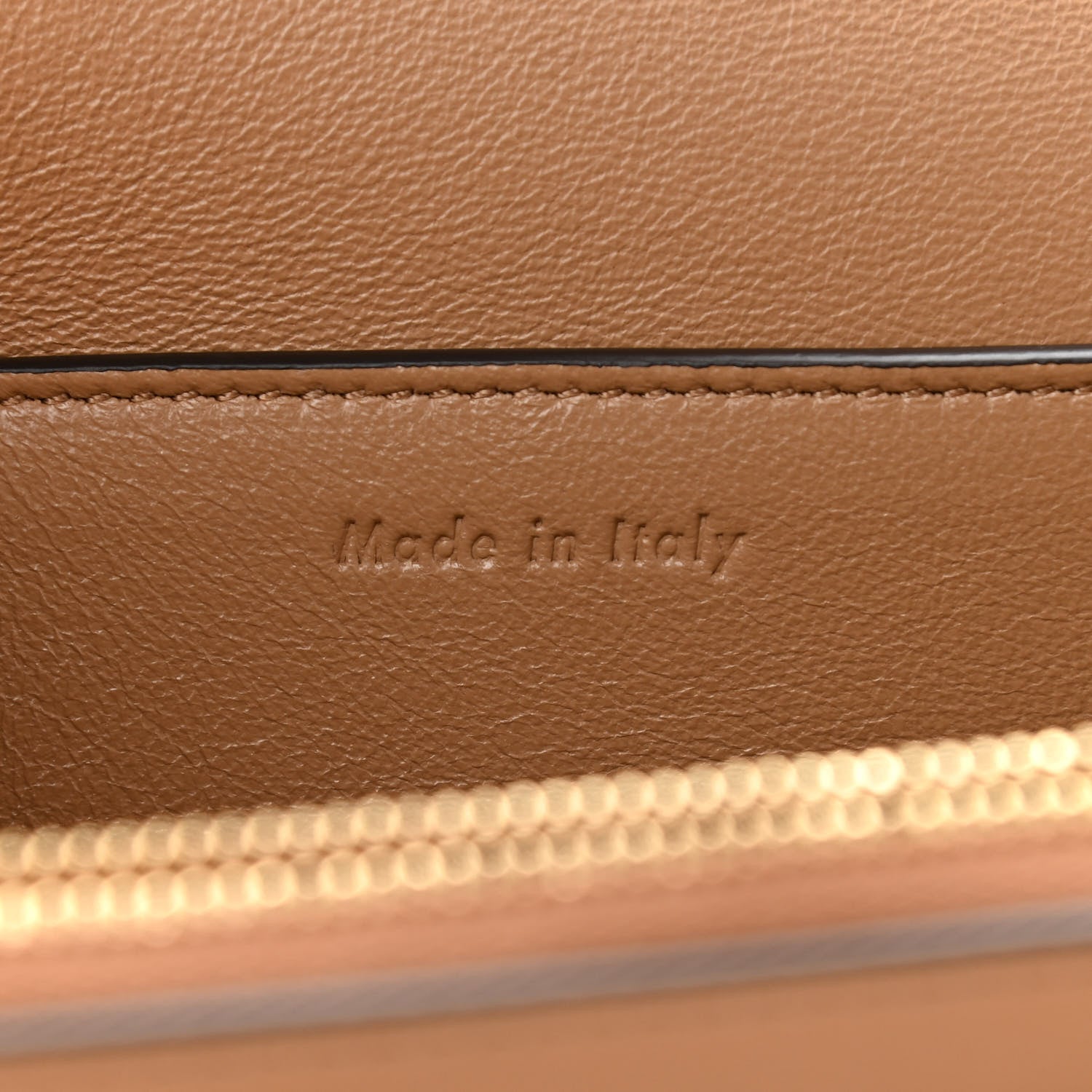 Celine Shiny Smooth Calfskin Medium Frame Shoulder Bag Tan Optic White 7 of 11