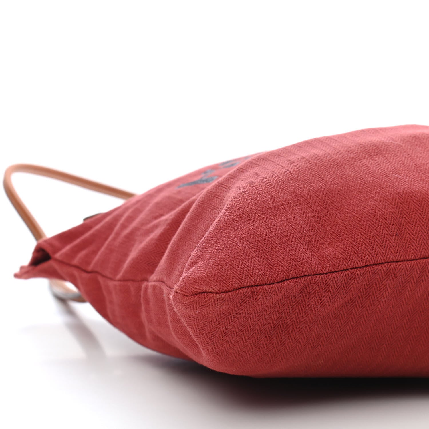 Hermes Canvas Swift Aline Grooming Bag Rouge H Gold 7 of 8