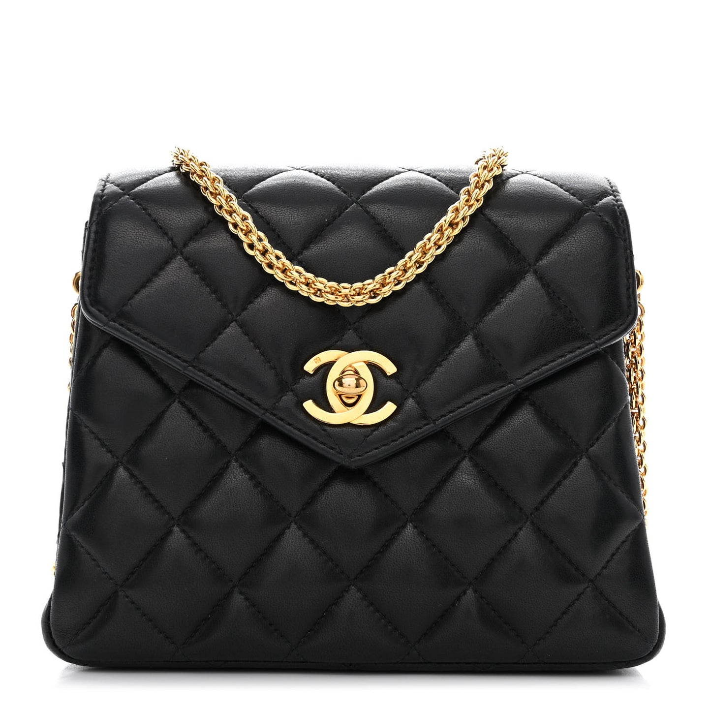 Lambskin Mini Flap Black