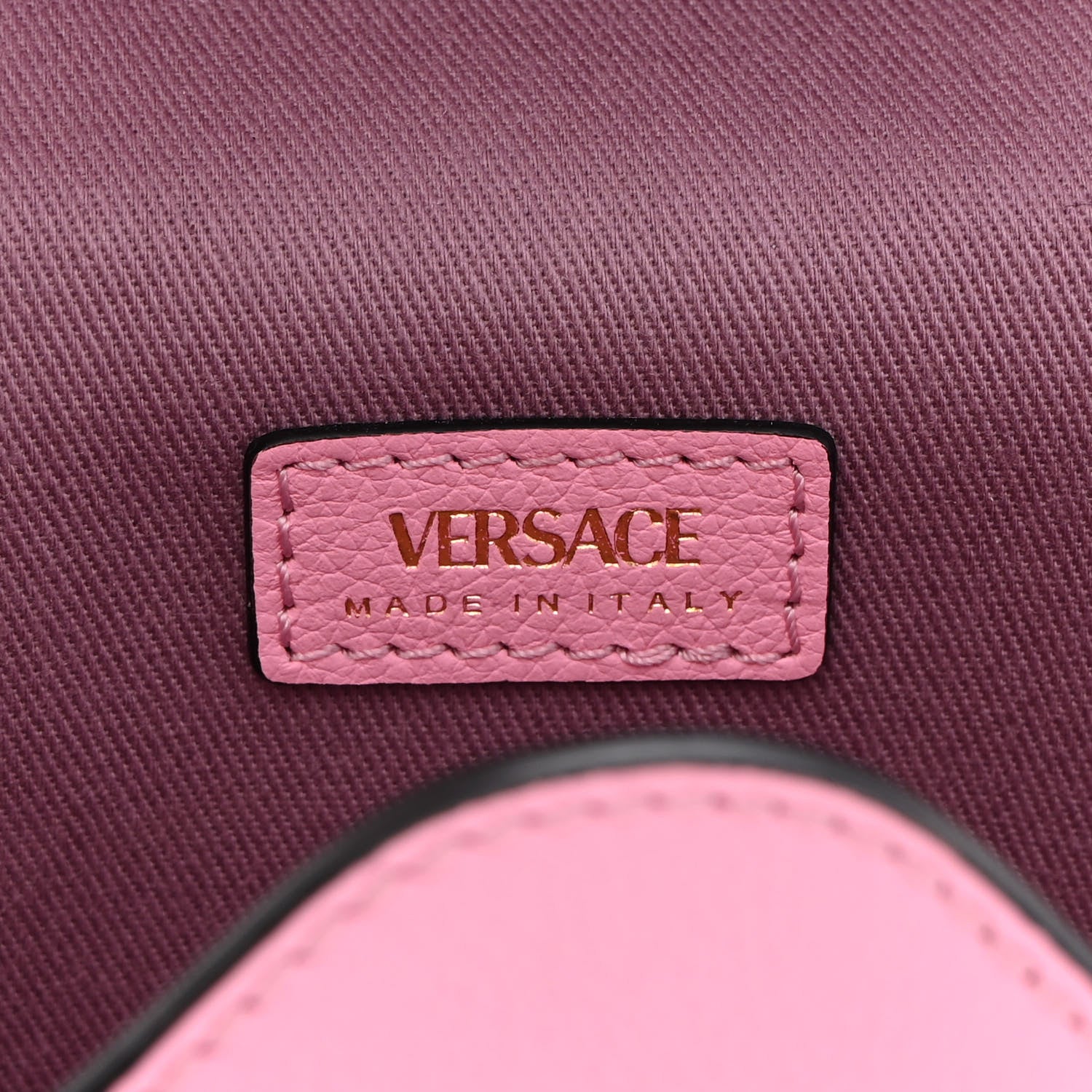 Versace Grained Calfskin Medusa Vanity Case Pink 7 of 9