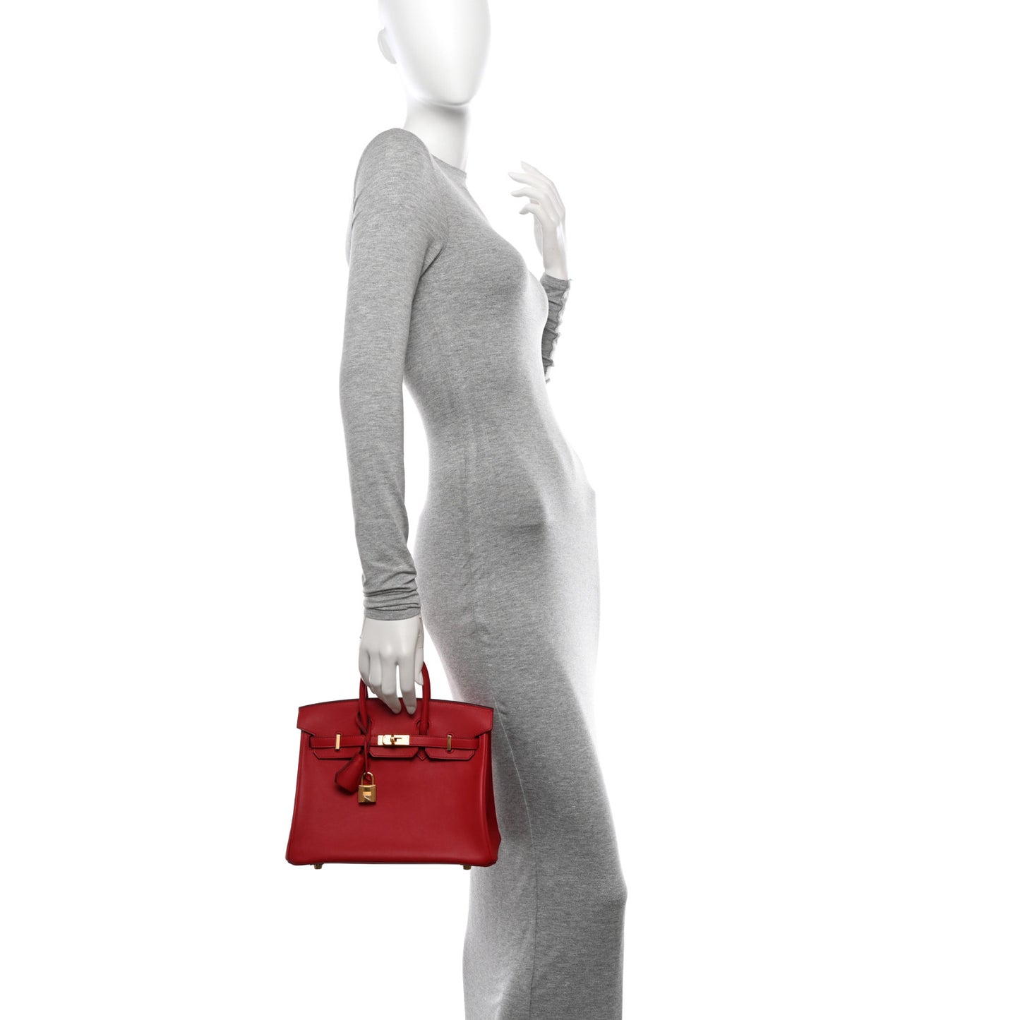 Swift Birkin 25 Rouge Piment