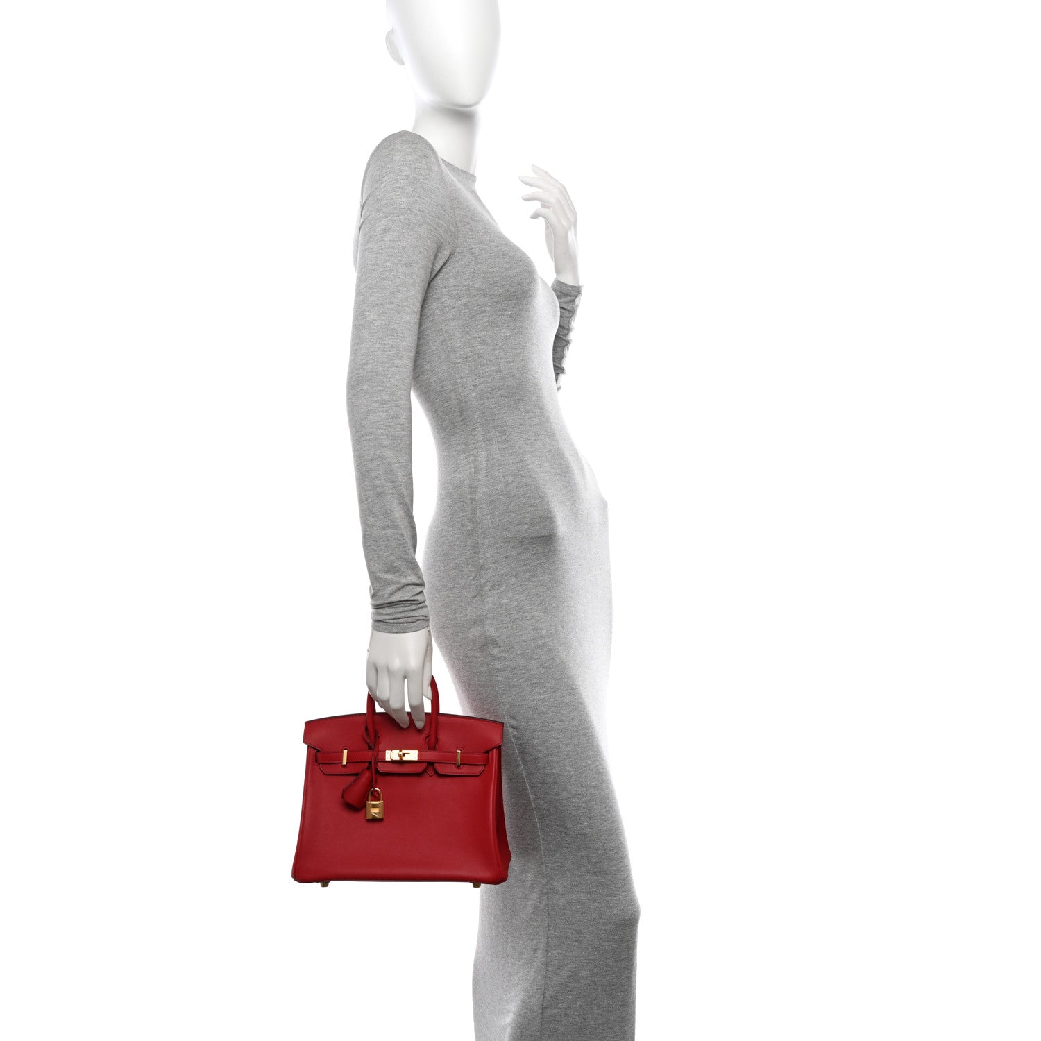 Hermes Swift Birkin 25 Rouge Piment 2 of 11