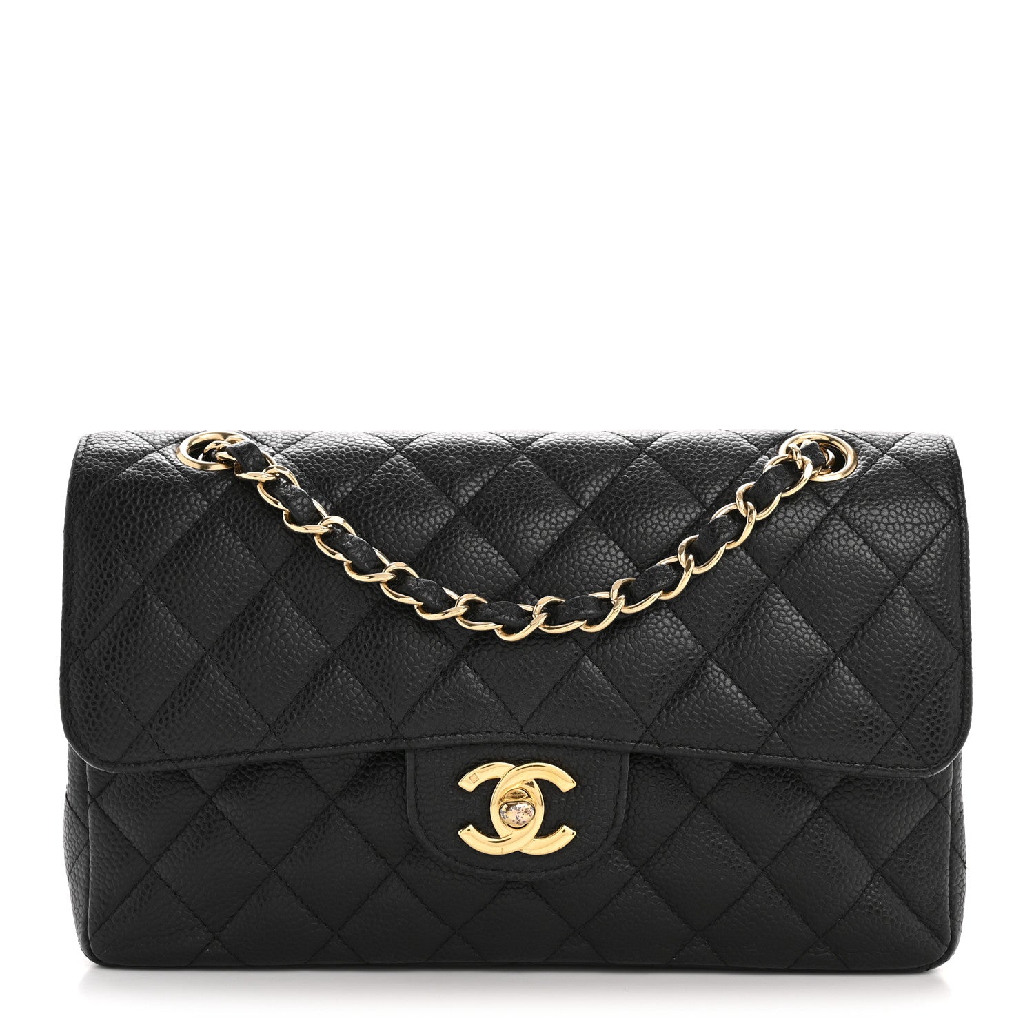 Chanel Caviar Quilted Small Double Flap Black 1 of 13