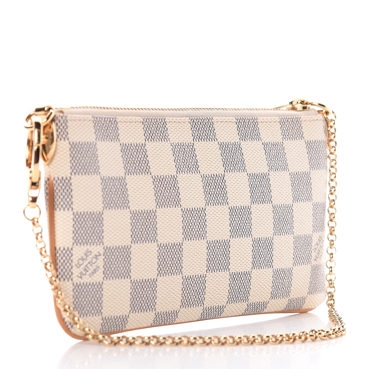 Louis Vuitton Damier Azur Pochette Milla MM 3 of 11
