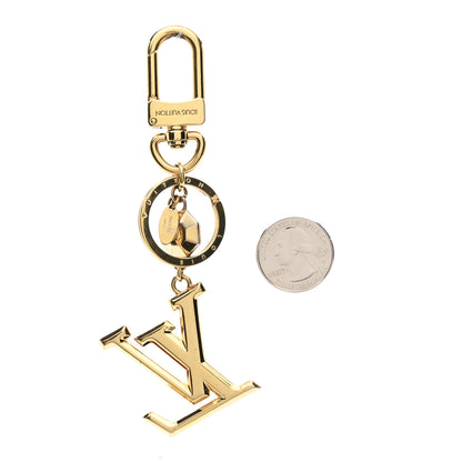 Louis Vuitton LV Facettes Bag Charm Key Holder Gold 2 of 4