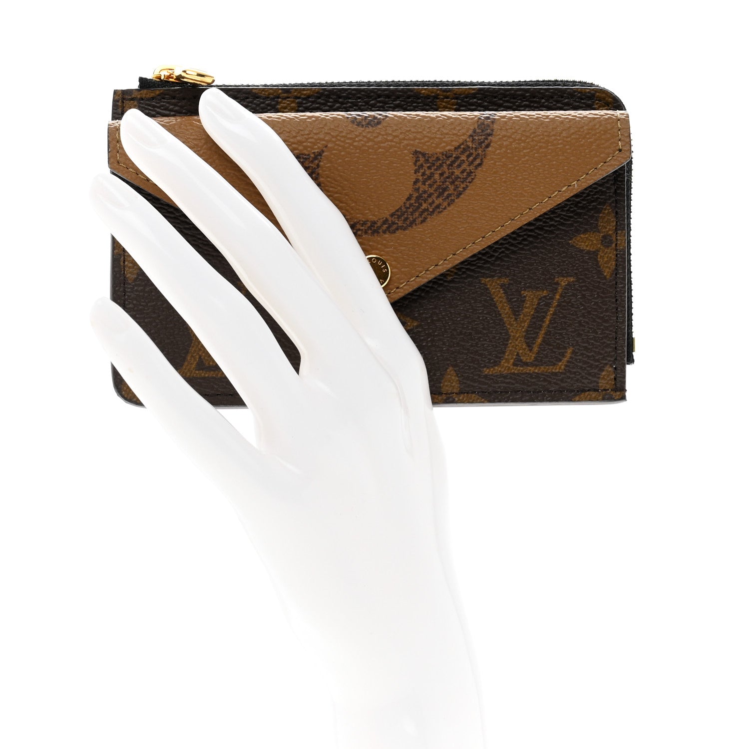 Louis Vuitton Reverse Monogram Recto Verso Card Holder Brown 2 of 7