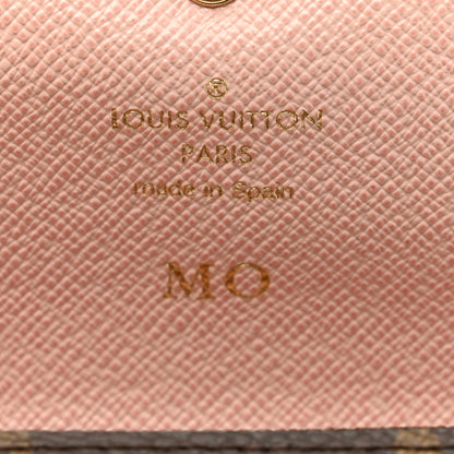 Louis Vuitton Monogram Emilie Wallet Rose Ballerine 6 of 7
