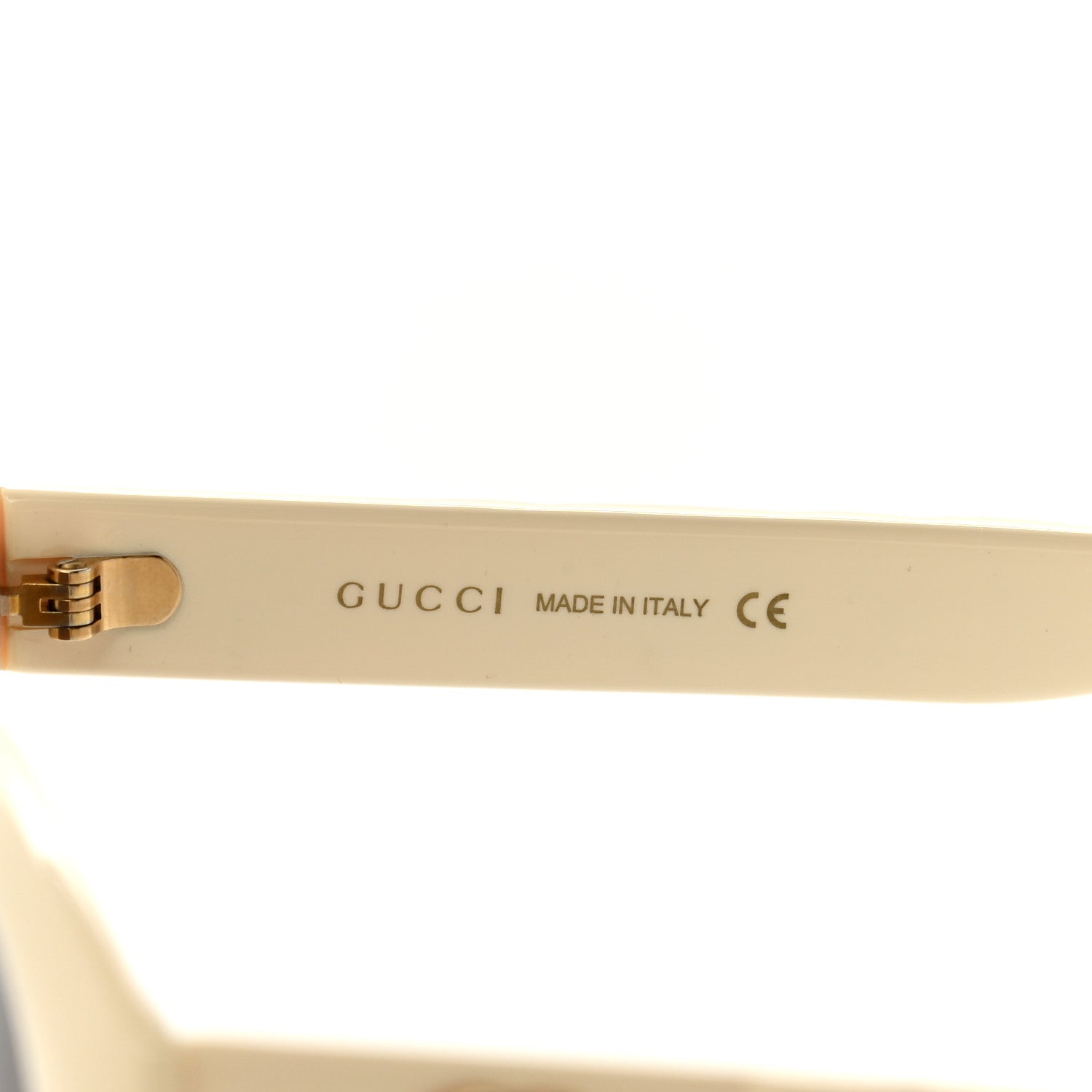 Gucci Acetate Round GG GG0814SK Sunglasses Ivory 7 of 8