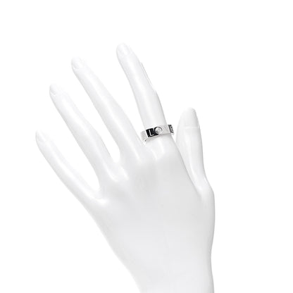 Cartier 18K White Gold Diamond 5.5mm Christmas LOVE Ring 52 6 2 of 4