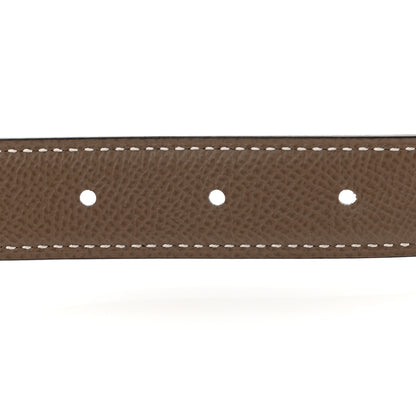 Hermes Swift Epsom 24mm Mini Martelee Constance Belt 70 28 Etoupe Black 3 of 6