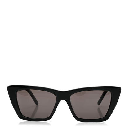 Saint Laurent Acetate Mica Cat Eye Sunglasses SL 276 Black 2 of 7
