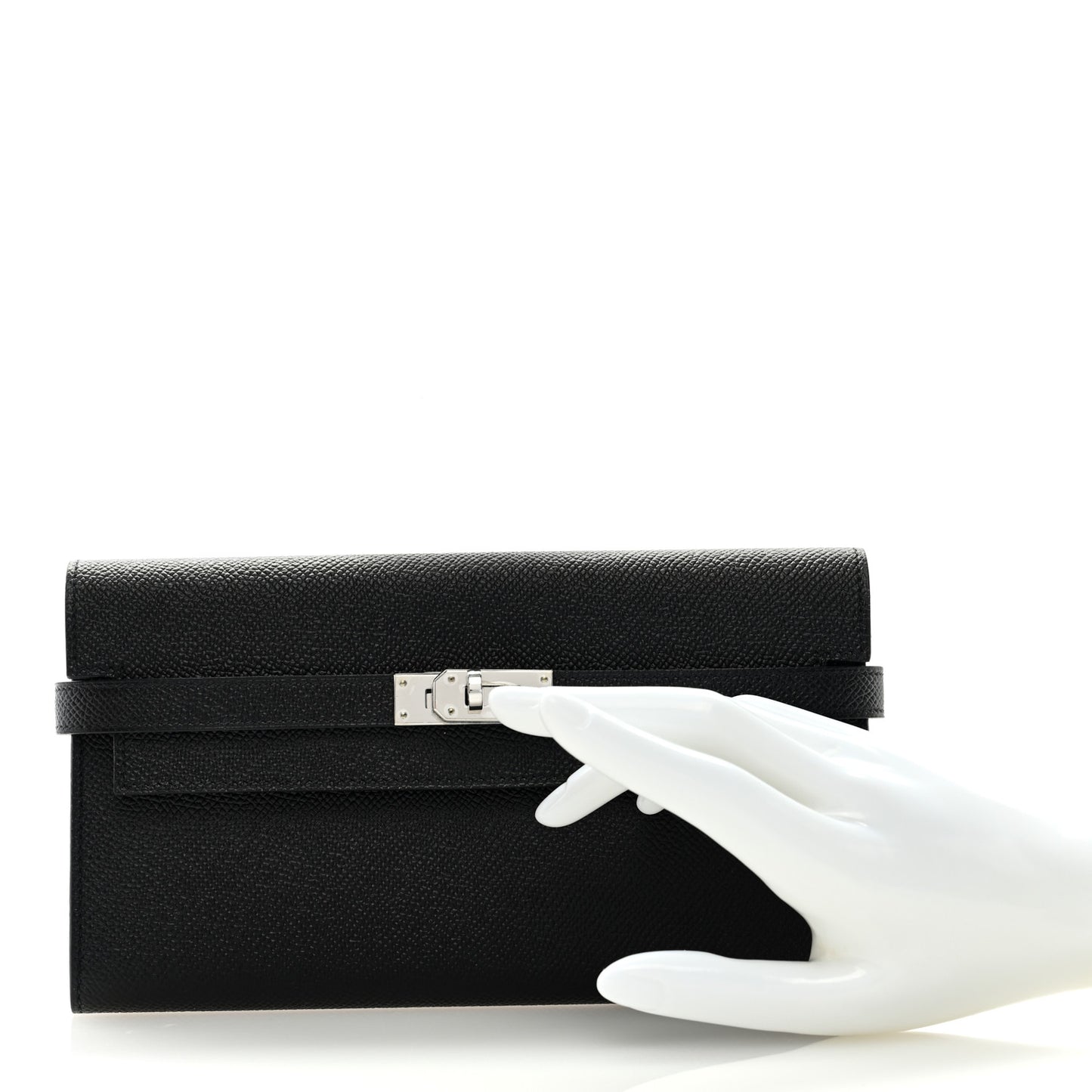 Epsom Kelly Longue Wallet Black