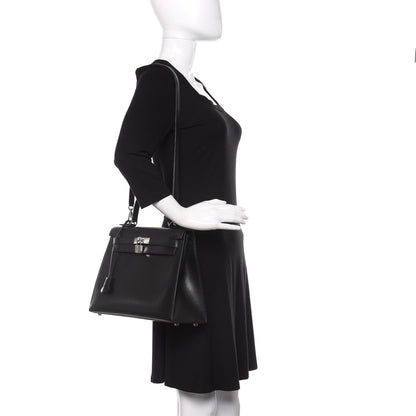 Hermes Epsom Kelly Sellier 32 Black 2 of 10