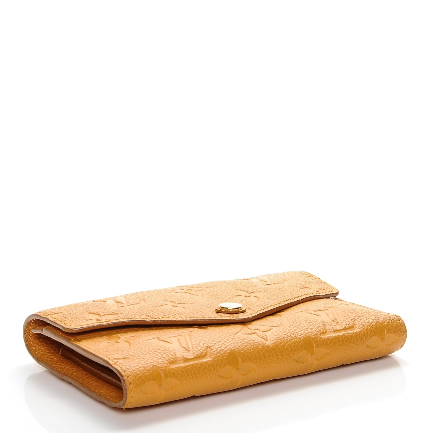 Empreinte Compact Curieuse Wallet Safran