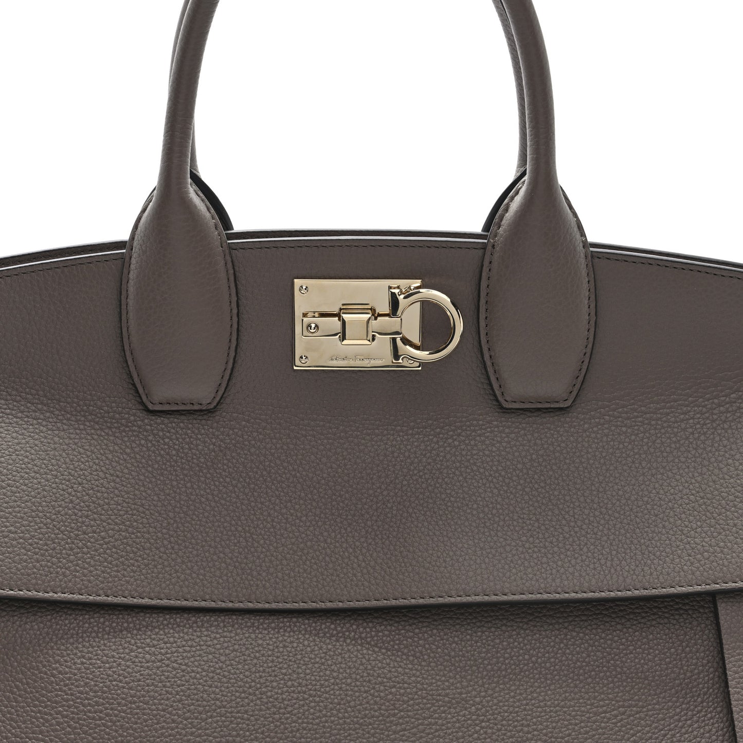 Calfskin Large Studio Bag Caraway Seed
