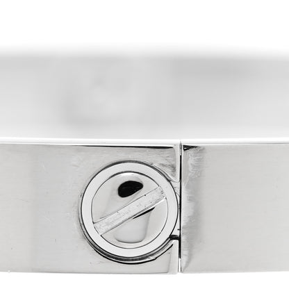 Cartier 18K White Gold LOVE Bracelet 19 6 of 9