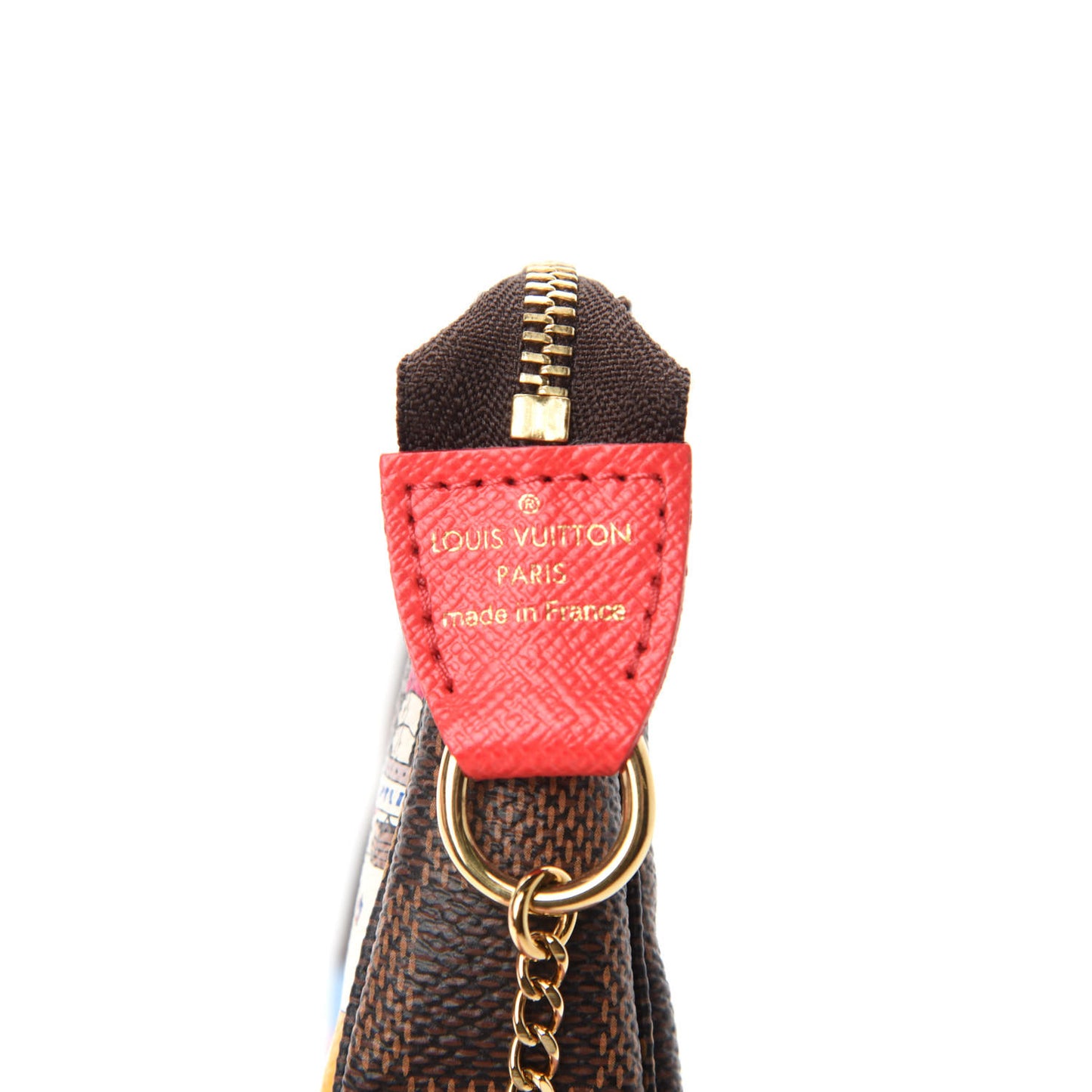 Damier Ebene 2016 Christmas Animation Mini Pochette Accessories