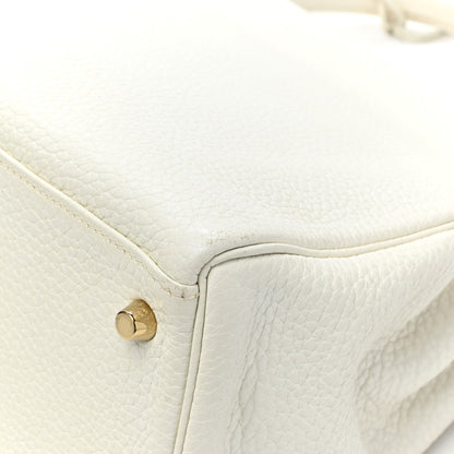 Hermes Taurillon Clemence Kelly Retourne 32 White 22 of 22