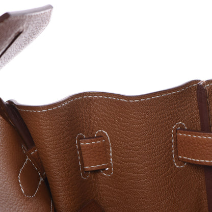 Hermes Natural Barenia Faubourg Birkin 30 Fauve 19 of 35
