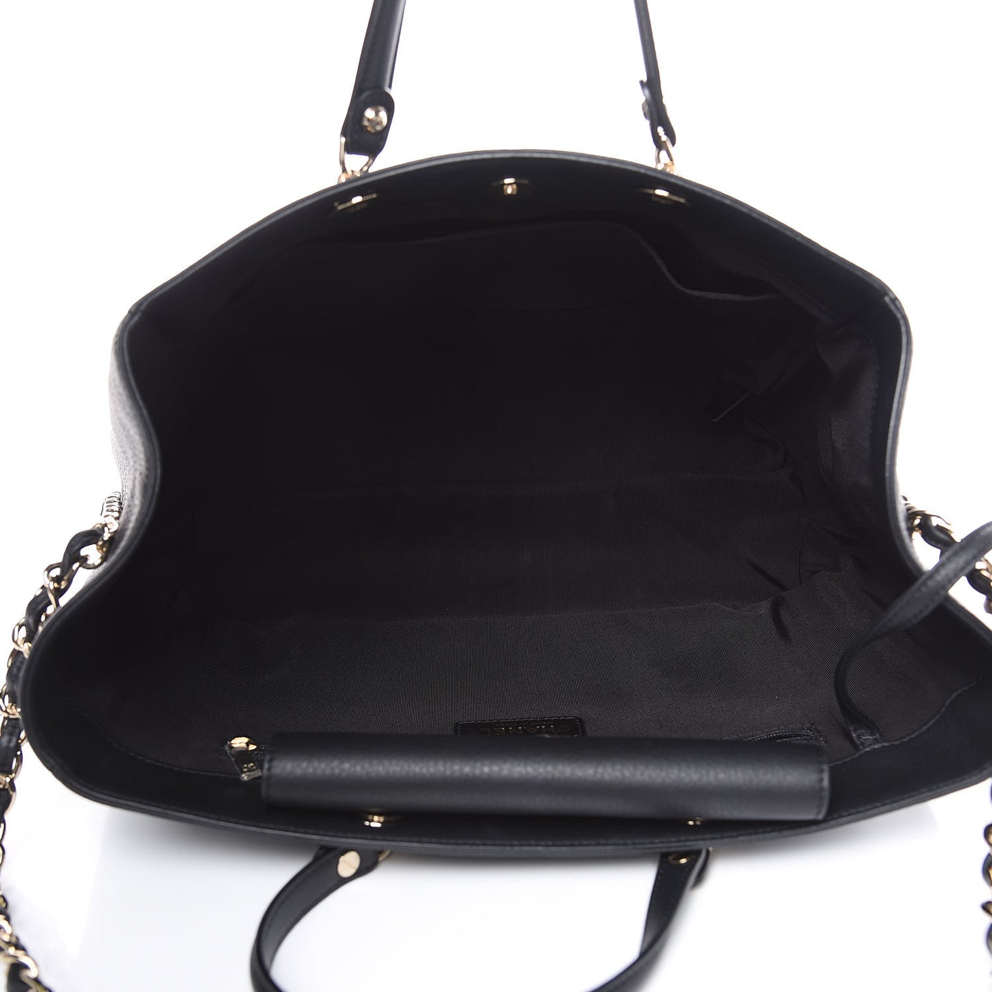 Bullskin Stitched Medium Shopping Bag Black
