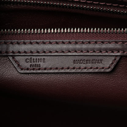 Celine Smooth Calfskin Mini Luggage Burgundy 8 of 11