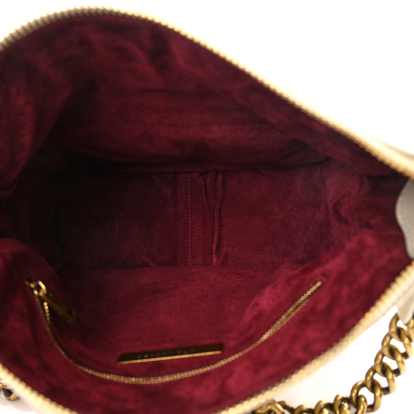 Calfskin Quilted Multipocket Hobo Milk