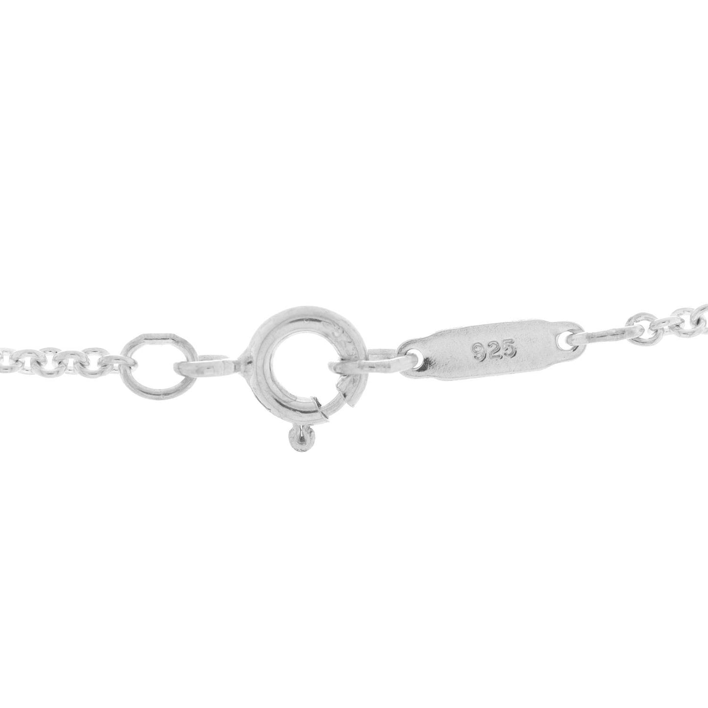 Sterling Silver Diamond Butterfly Pendant Necklace