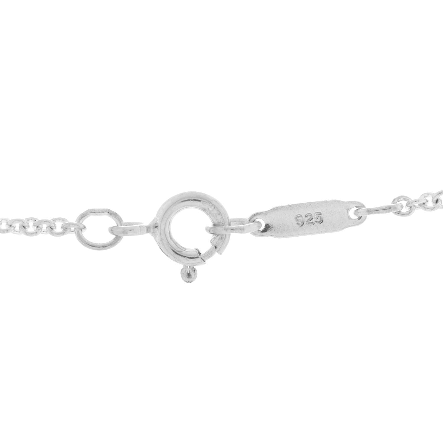 Tiffany Sterling Silver Diamond Butterfly Pendant Necklace 5 of 5