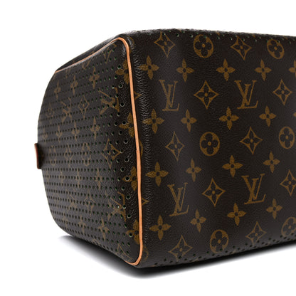 Louis Vuitton Monogram Perforated Speedy 30 Green 8 of 23