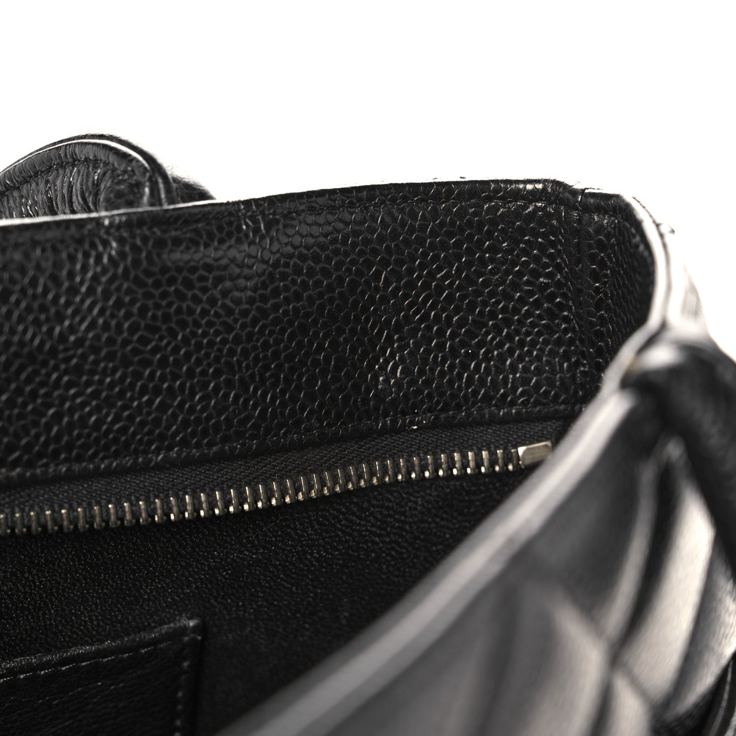 Caviar Quilted Medallion Tote Black