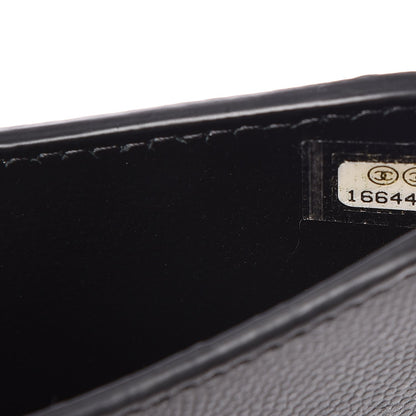 Chanel Caviar iPad Case Crossbody Black 9 of 10