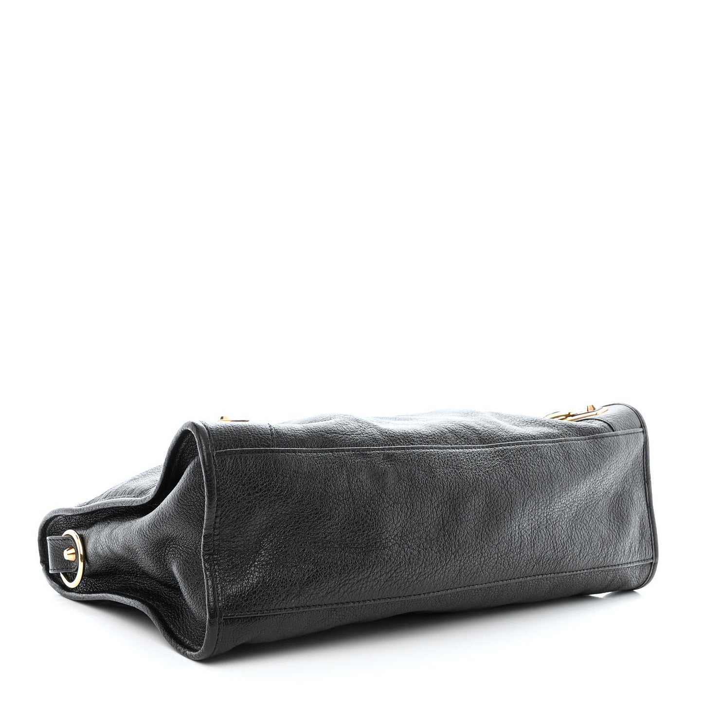 Chevre Gold Metallic Edge Hardware City Black