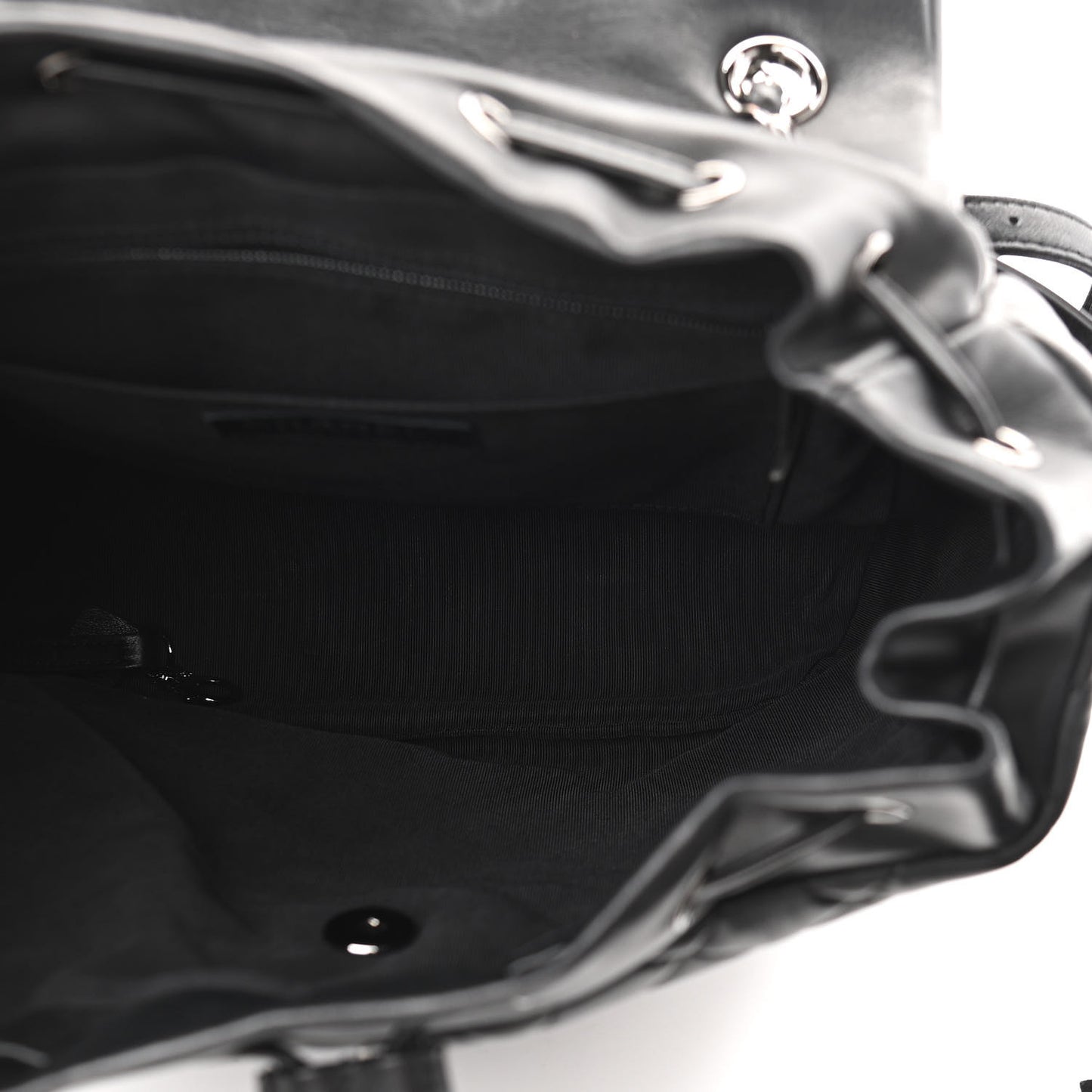 Lambskin Quilted Large Urban Spirit Backpack Black