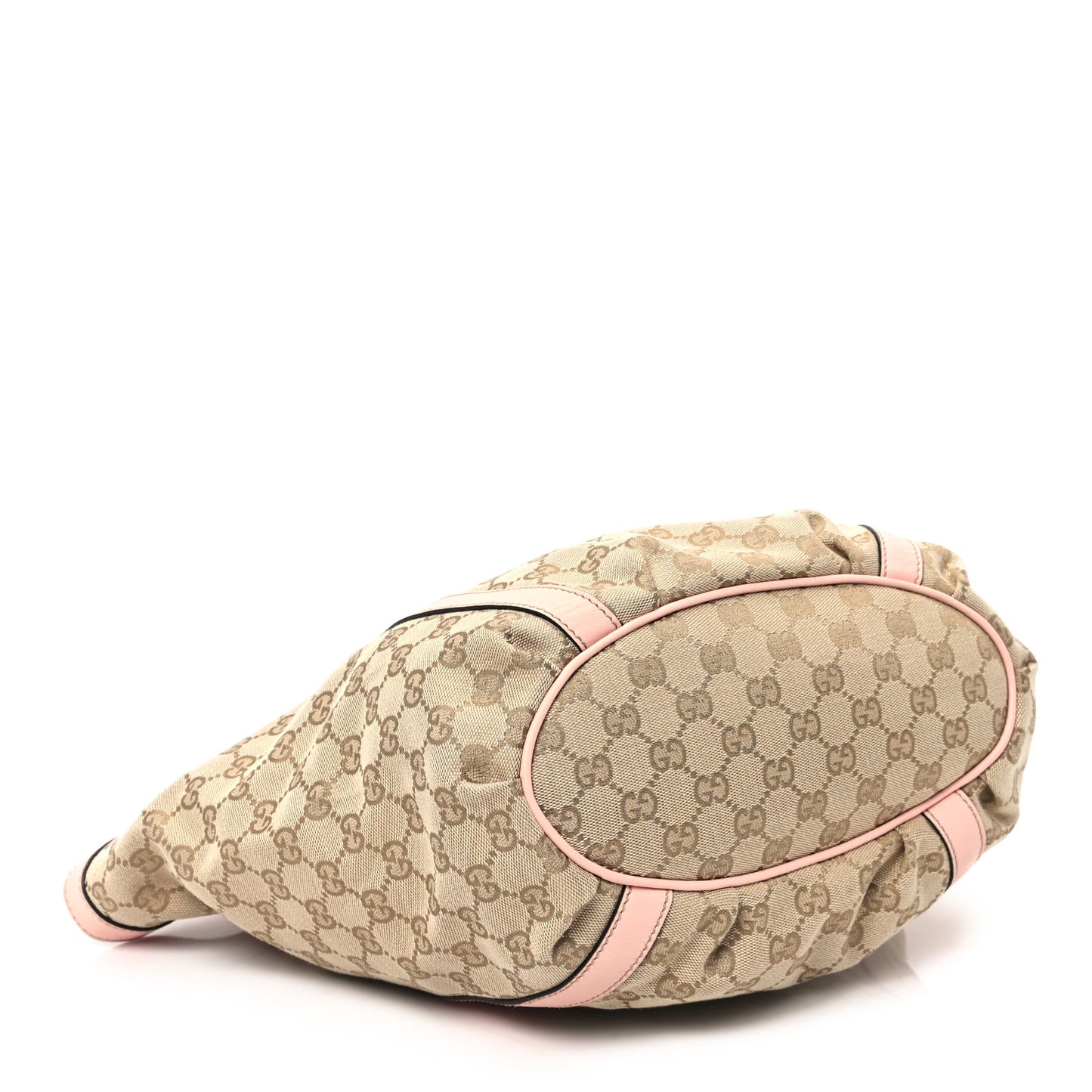 Monogram Medium D Gold Tote Bag Pink