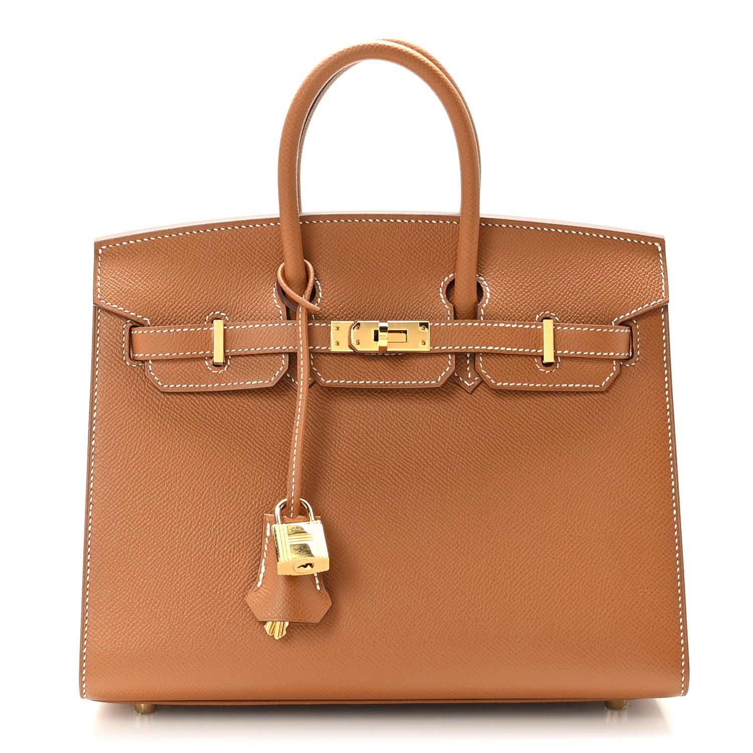 Hermes Epsom Birkin Sellier 25 Gold 1 of 10