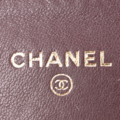 Chanel Aged Calfskin Chevron Quilted 2.55 Reissue Flap Wallet Burgundy 6 of 10