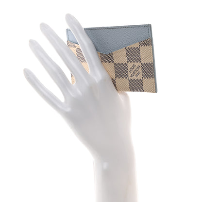 Louis Vuitton Damier Azur Daily Card Holder Olympe Blue 2 of 7