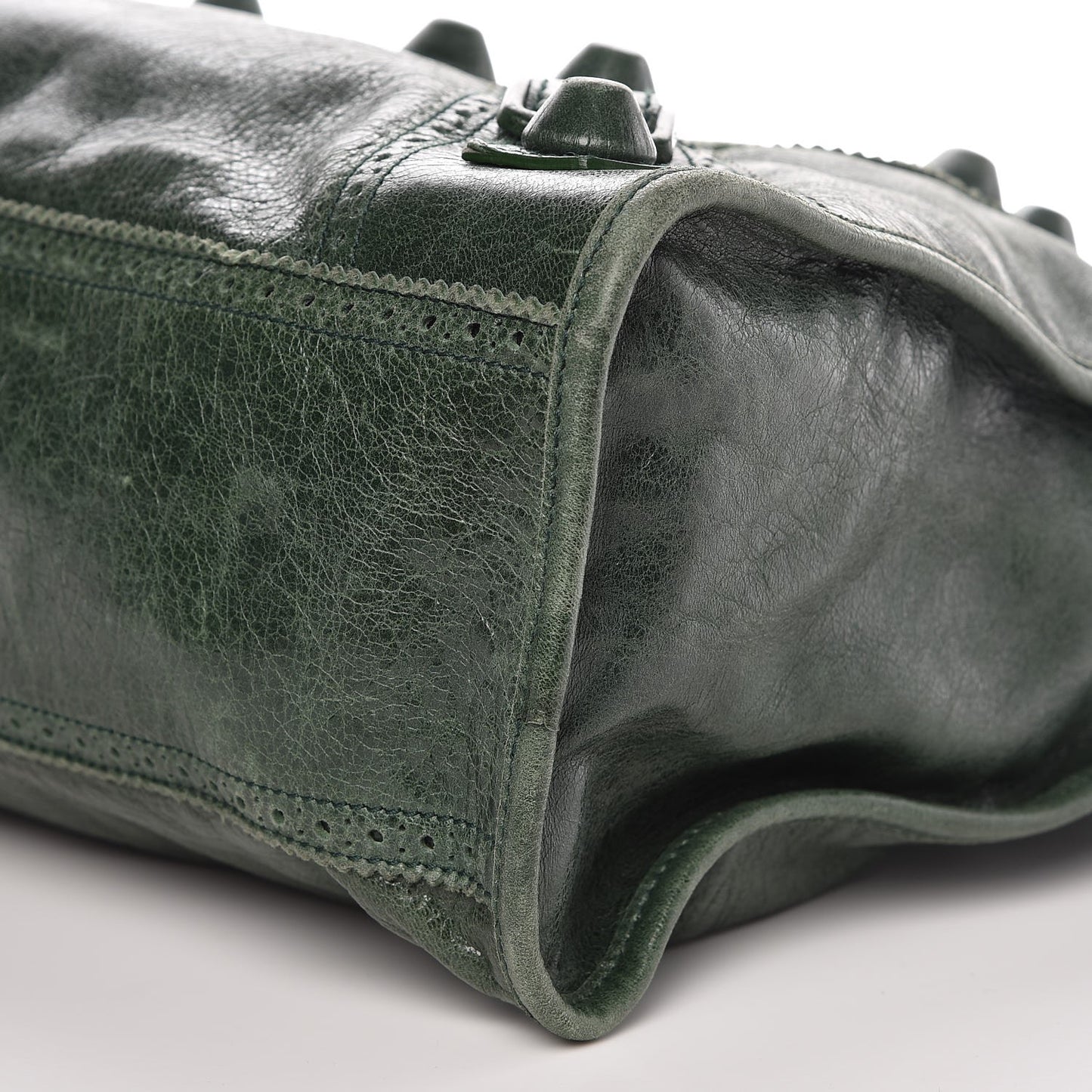 Agneau Giant Brogues Hardware City Evergreen