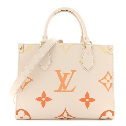 Louis Vuitton Empreinte Monogram Giant By The Pool Onthego PM Neutral Gradient 1 of 9