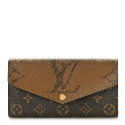Louis Vuitton Reverse Monogram Giant Sarah Wallet 1 of 8