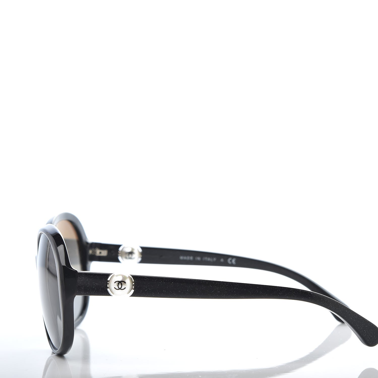 Chanel CC Pearl Sunglasses 5211-H Black 3 of 8