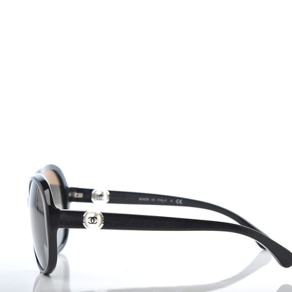 Chanel CC Pearl Sunglasses 5211-H Black 3 of 8