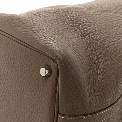 Hermes Taurillon Clemence Picotin Lock 18 PM Etoupe 16 of 16