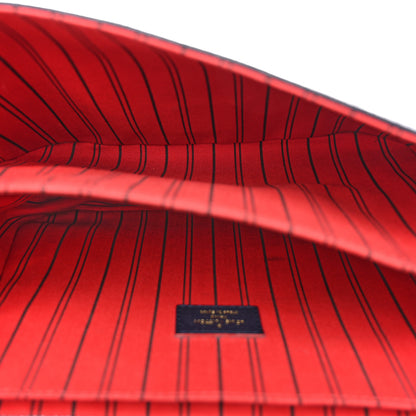 Louis Vuitton Empreinte Pochette Metis Marine Rouge 5 of 17