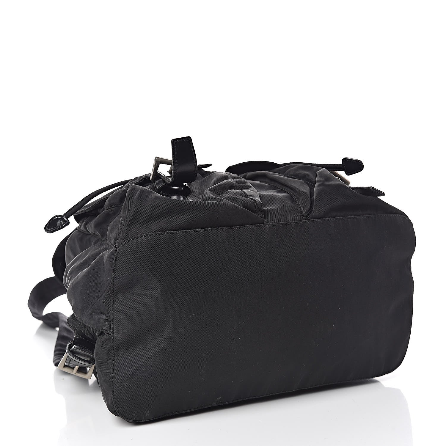 Prada Nylon Vela Medium Backpack Black 4 of 9